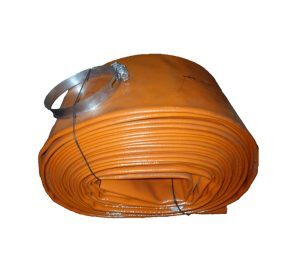 200mm layflat concrete hose with clamps