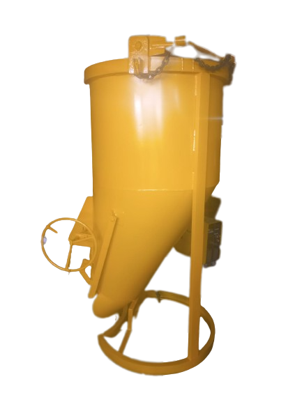 Lateral discharge concrete bucket