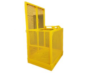 Forklift operated lifting cage