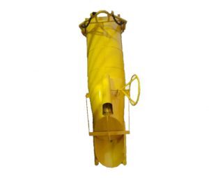 1000L banana concrete bucket front view