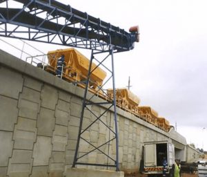 Conveyor frame and belting